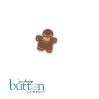 Gingerbread Village 2-Gingerbread Girl & Peppermint Button